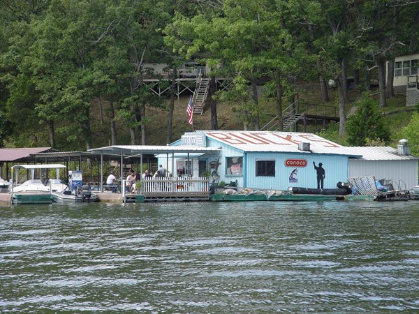 Bucks Dock is an icon on the Grand Glaize Arm of the Lake of the Ozarks