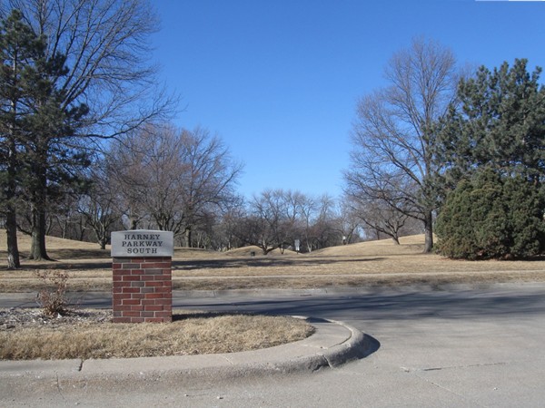 Regency Park from the east side entrance in Omaha, Nebraska