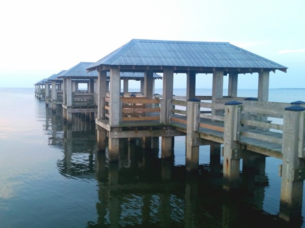 Clermont Harbor pier, right down from the Silver Slipper Casino 