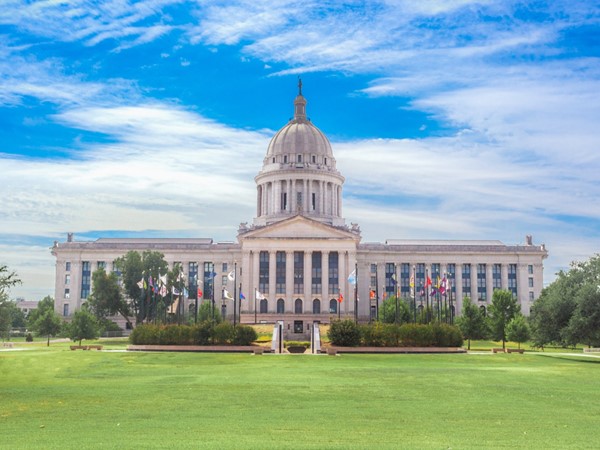 The OK State Capitol is classically styled in the Grand Beaux Arts tradition