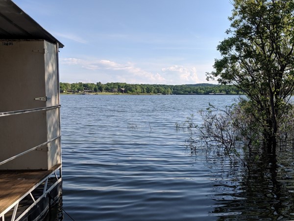 The lake is up at Tomahawk Heights, but you can still access most docks