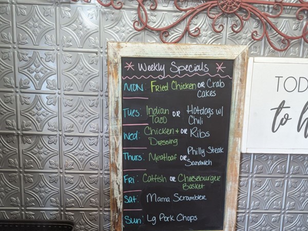 When in Chickasha check out Mama Carol's Kitchen! The daily specials are amazing 