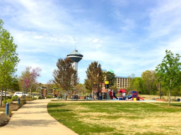 Playground and Splash Pad are located adjacent to the Marriott Shoals