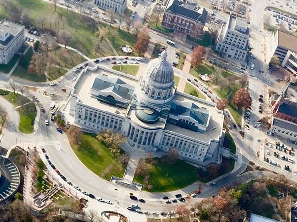 Such an incredible vantage point of our Capitol Building here in Jefferson City