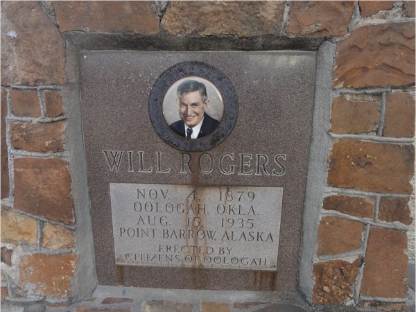Oologah Ok is Rogers County birthplace to Will Rogers