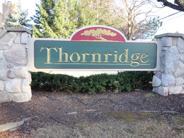 Welcome to Thornridge Subdivision