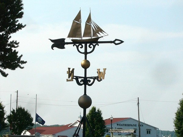 Yes, Montague is home to the world's LARGEST weathervane. 