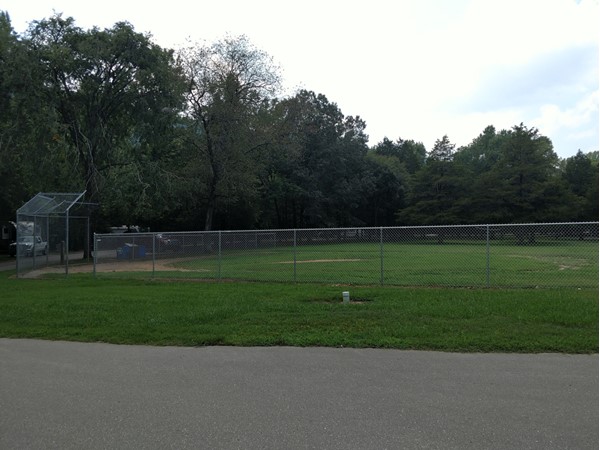 Baseball field at Devil's Den State Park