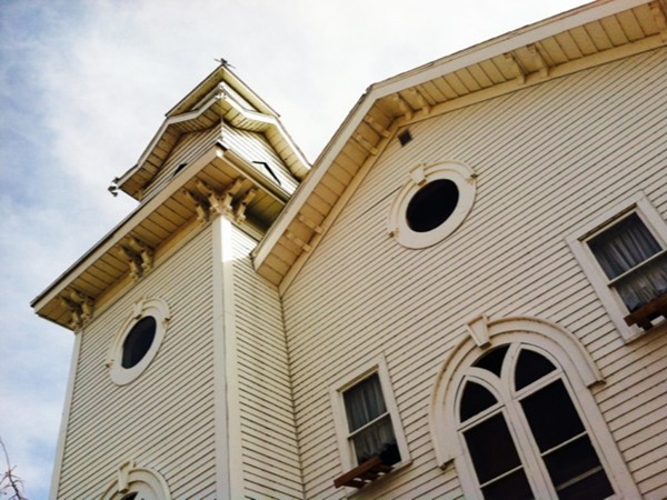 The historic Davisburg United Methodist Church