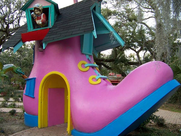 There Was an Old Woman Who Lived in a Shoe - at the New Orleans City Park
