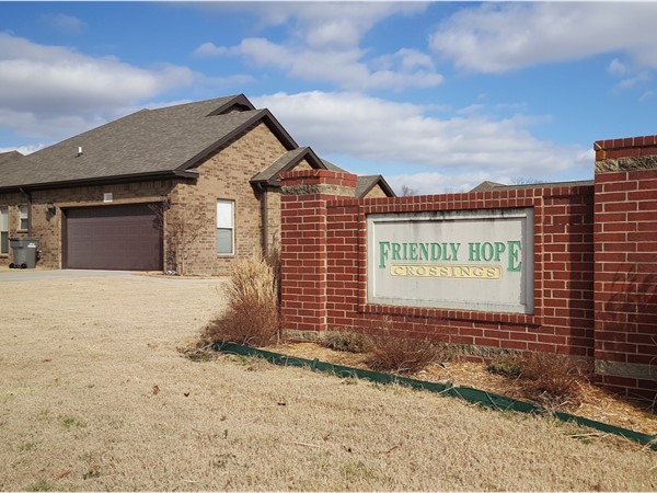 Friendly Hope Crossings subdivision resides in the Valley View school district