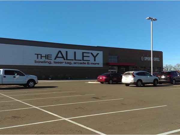 The Alley in Hutchinson. Bowling, laser tag, arcade and sports bar. Tons of fun for the whole family