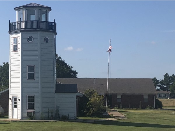 When you drive between Hominy and Wynona, you will come across a lighthouse 