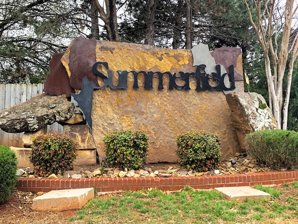 I love Summerfield’s proximity to highways, shopping, and entertainment.  Quiet and safe 
