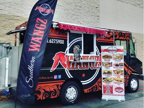 Check out the Southern Wangz food truck