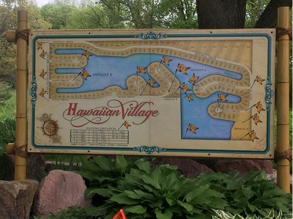 Our new map sign