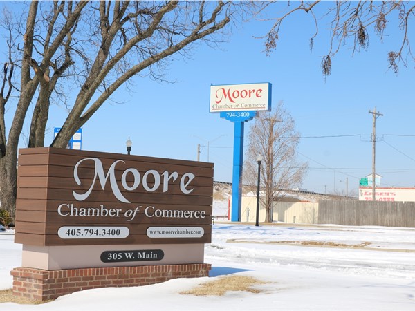 Moore Chamber of Commerce is a great resource for local businesses 