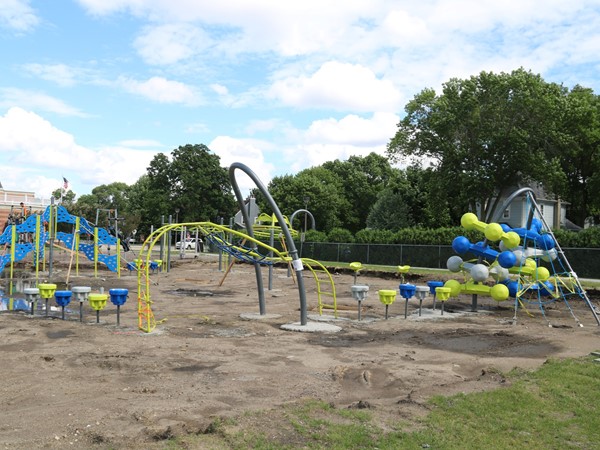 Lincoln Elementary School is getting retro with its newest play ground