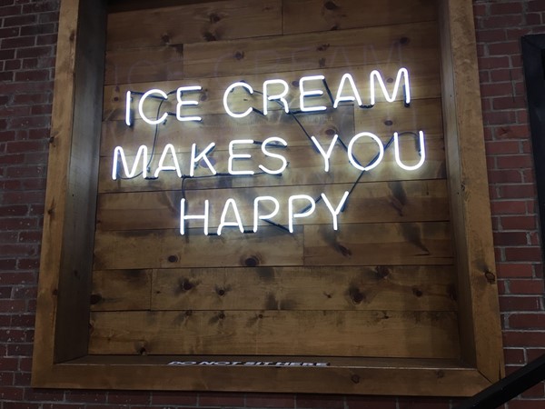 Try the Ice Cream Factory in Eldon.  Delicious
