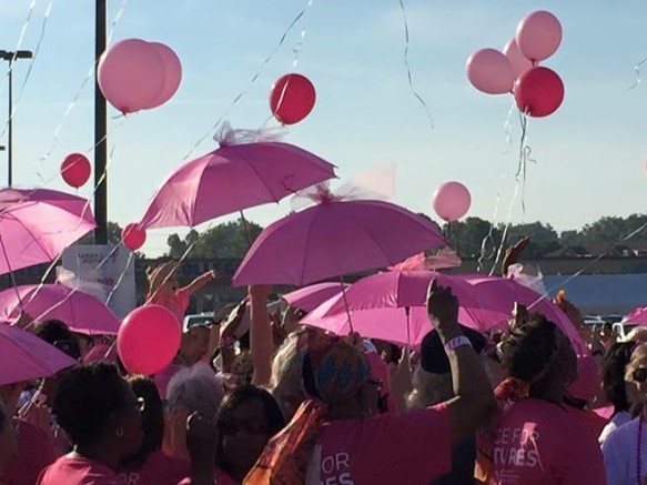 Great and rewarding day at the Susan G. Komen Breast Cancer Run