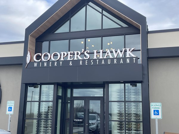 Fun new restaurant open in the northland.  We welcome Cooper's Hawk!!!