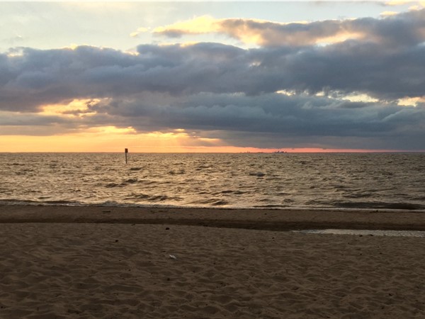 Sunset at Fairhope Beach, near the pier. Can't beat the views