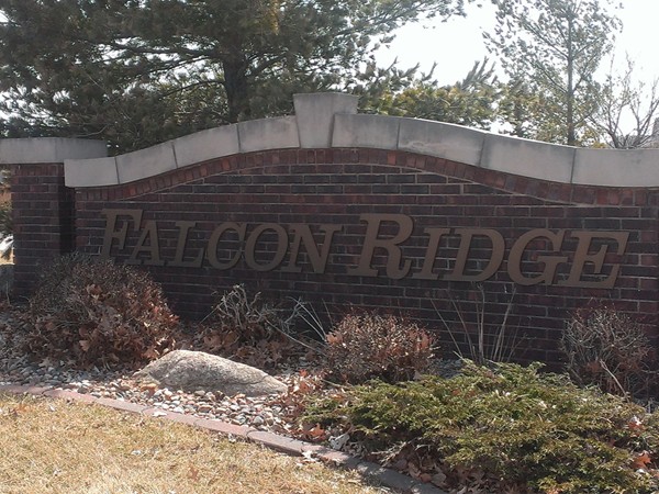Entry Monument for Falcon Ridge