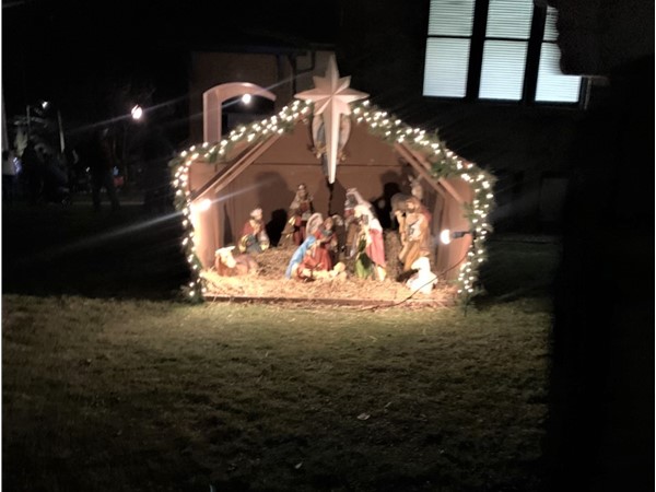 Christmas in Colon. This Nativity has been a staple in Colon as long as I can remember