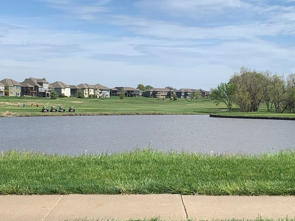 Lake in Falcon Lakes around the golf course