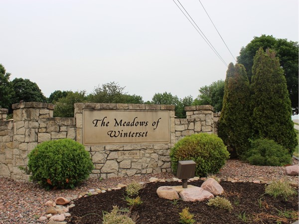 Entrance to The Meadows of Winterset