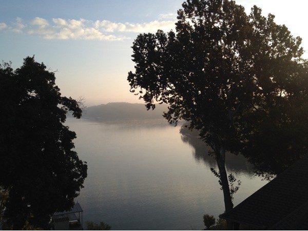 Foggy morning on Grand Lake