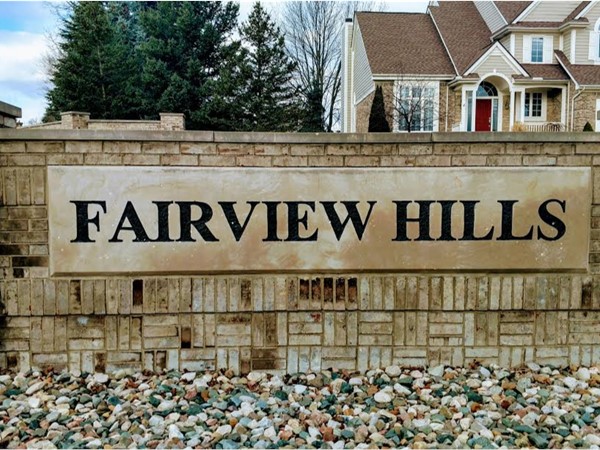 Fairview Hills, beautiful subdivision located in the village of beautiful Goodrich