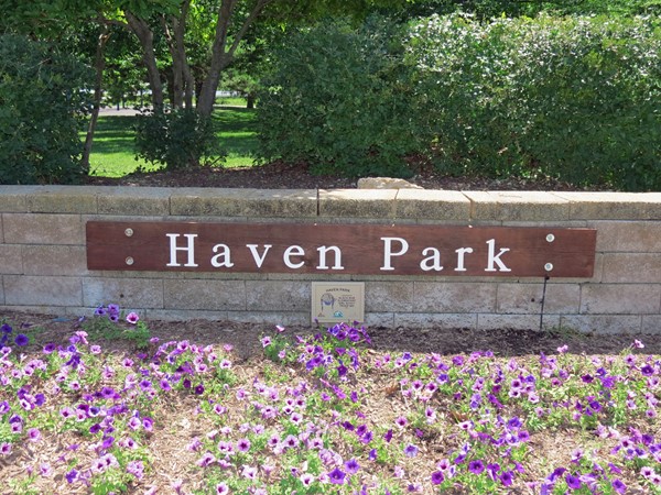 Haven Park near the Havencroft Subdivision