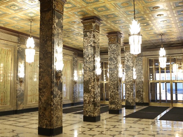 The Fisher Building is a historic gem in New Center. Tours provided by Pure Detroit Store