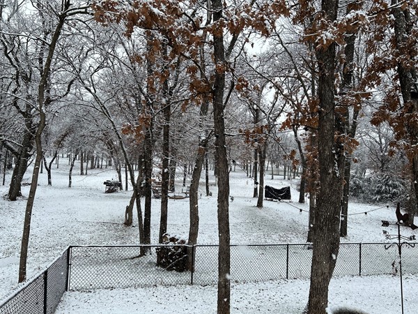 Snow in Guthrie, January 2023 