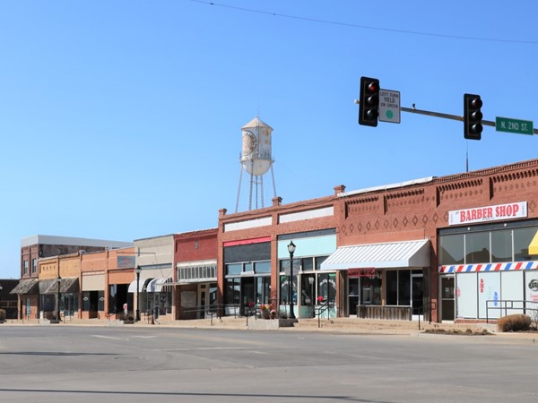 The old town feel of Downtown Blanchard will take you back in time 