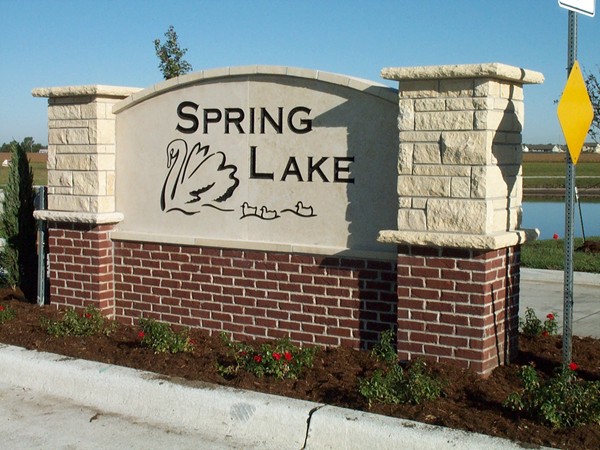 Spring Lake subdivision in the southwest part of Newton