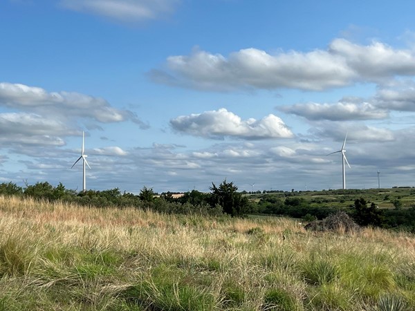 Western Oklahoma is a hub for wind energy turbines