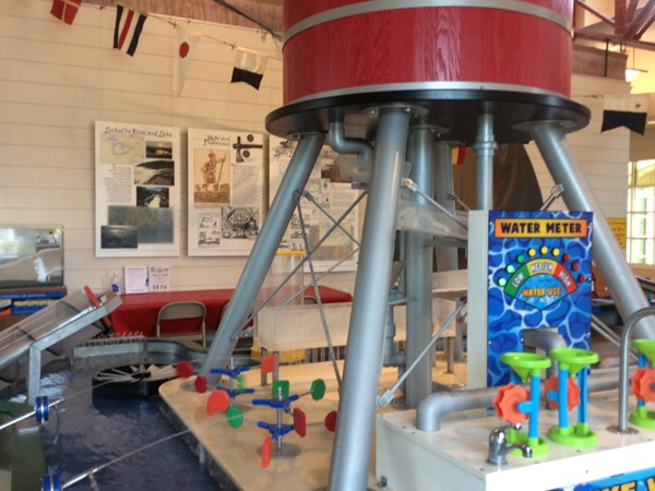 Interactive water area in Discovery Zone  