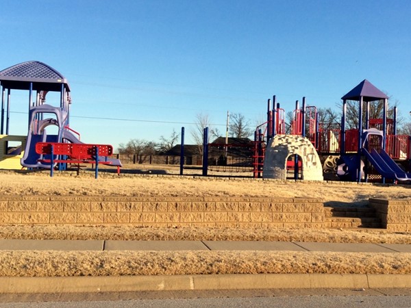 What a great playground for the residents of Brentwood in Cave Springs AR