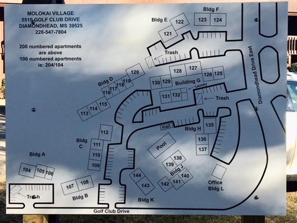 Molokai Village Complex map