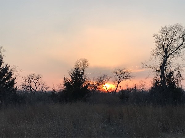 February sunsets in Northwest Oklahoma are the favorite part of my day