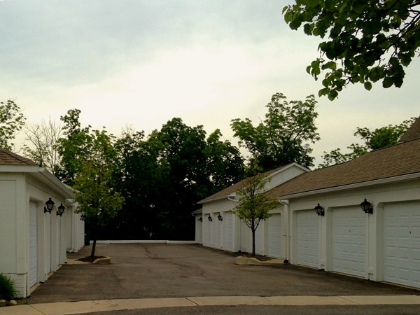 Private garages available with each residence