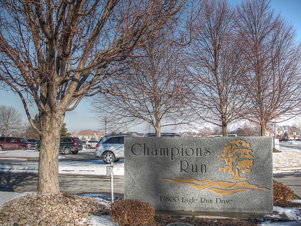 Entrance to Champions Run Club House