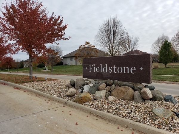 Fieldstone subdivision on the west side of Cedar Falls - A beautiful place to call home