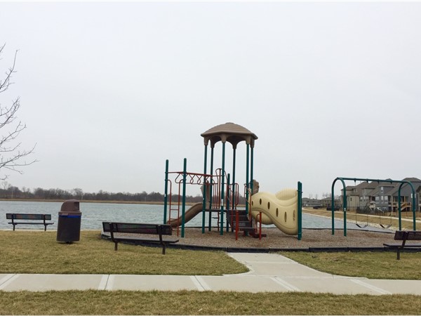 Delightful children's playground with lovely water view could be right in your backyard