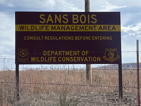 Beautiful day at the Sans Bois Game Management Area in Haskell County