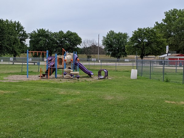 Deerwood Park playground in Evansdale Iowa