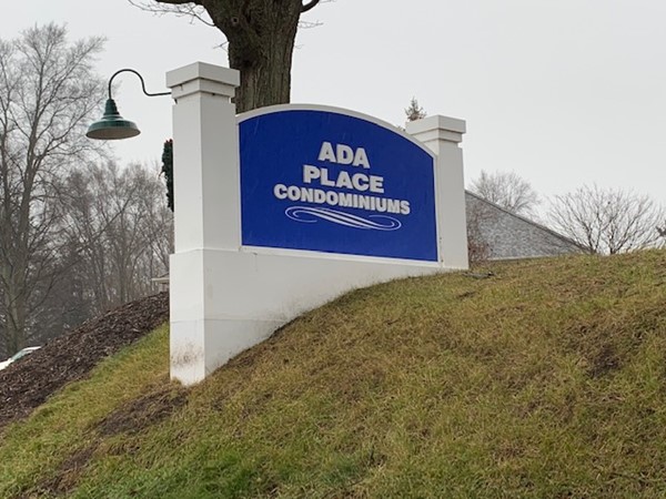 Ada Place entry sign
