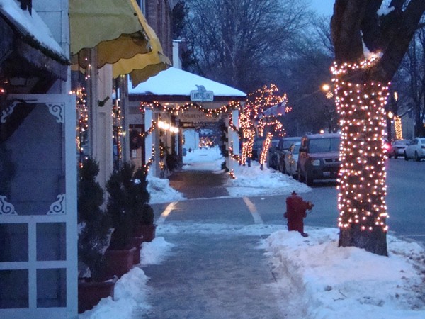 Christmastime in Downtown Saugatuck